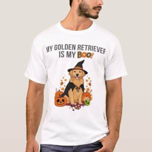 T-shirt Chien de Halloween Retriever doré Mon Golden Retri