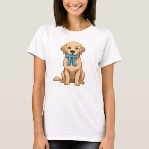 T-shirt Chien de la journée de Pi avec symbole Pi Joyeus