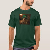 T-shirt Chien de la Saint Patrick à Leprechaun Casquette (Devant)