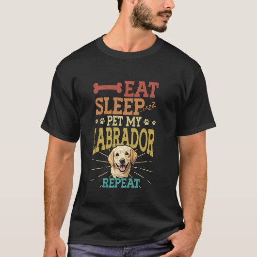 T-shirt Chien de labrador Retriever 1 (Devant)