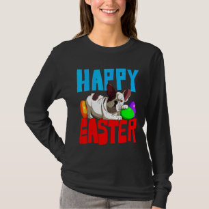 T-shirt Chien de lapin des oeufs de Bulldog