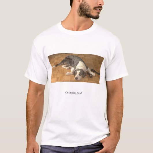 T-shirt Chien de léopard de Catahoula (Devant)