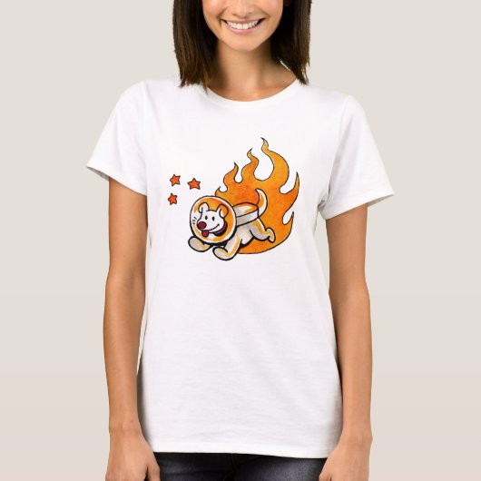 T-shirt Chien de l'espace (Devant)