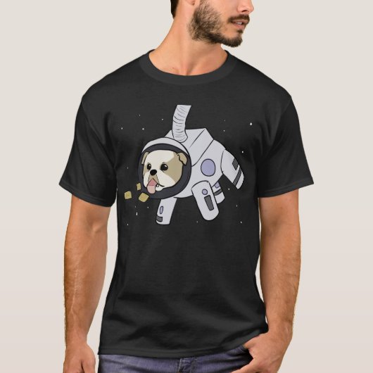 T-shirt Chien de l'espace (Devant)