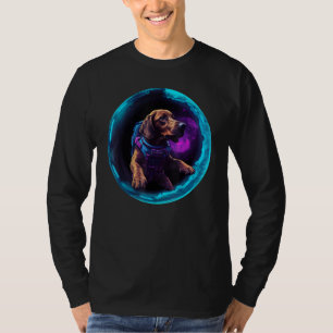 T-shirt Chien de Limier de l'Espace Maman Papa Limier 1