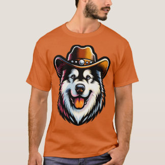 T-shirt Chien de l'ouest de l'Alaska malamute de malamut C