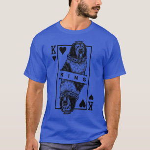 T-shirt Chien de Lowland polonais Roi des Coeurs Drôle PLS