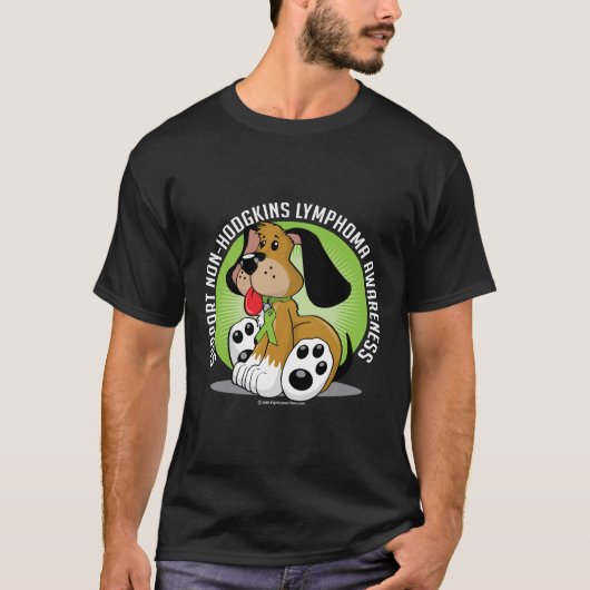 T-shirt Chien de lymphome de Non-Hodgkins (Devant)