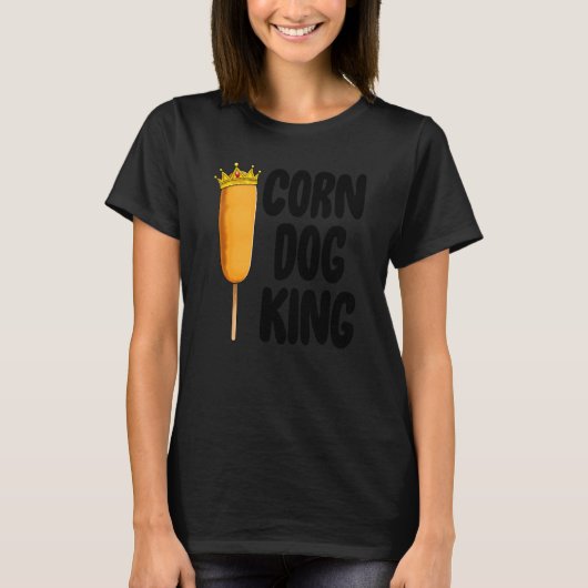 T-shirt Chien de maïs King Funny Fair Chiens de maïs Foie (Devant)