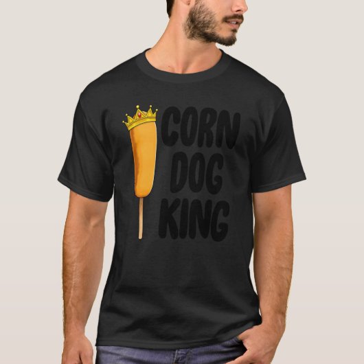 T-shirt Chien de maïs King Funny Fair Chiens de maïs Foie (Devant)