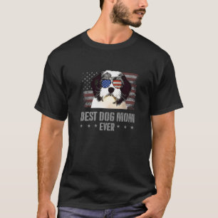 T-shirt Chien de mer polonais Lowland Meilleur Chien Maman