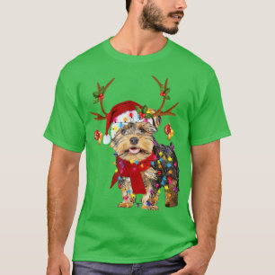 T-shirt Chien de mer polonais Lowland Reindeer Père Noël N