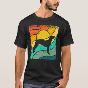 T-shirt Chien de montagne bavarois Vintage Sunset Maman D