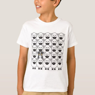 T-shirt Chien de montagne bernois dans le mouton