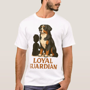 T-shirt Chien de montagne bernois Gardien loyal de la fami