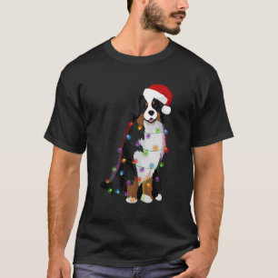T-shirt Chien de Montagne Bernois Noël Lumières Xmas Amour