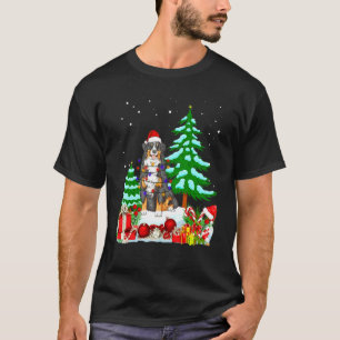 T-shirt Chien de montagne bernois portant un arbre de chap