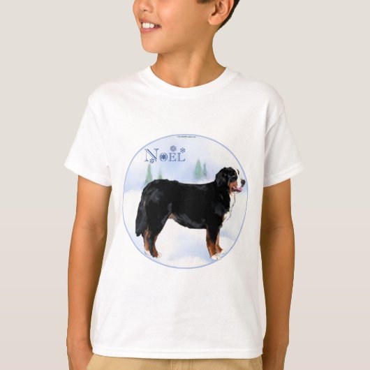 T-shirt Chien de montagne Noel Bernese (Devant)