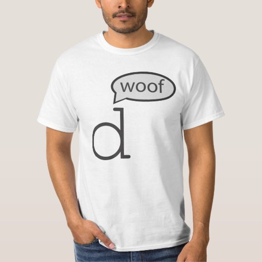 T-shirt Chien de NetHack (Devant)