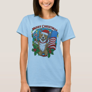T-shirt chien de Noël