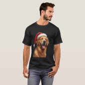 T-shirt chien de Noël (Devant entier)
