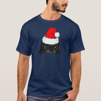 T-shirt Chien de Noël dans votre poche