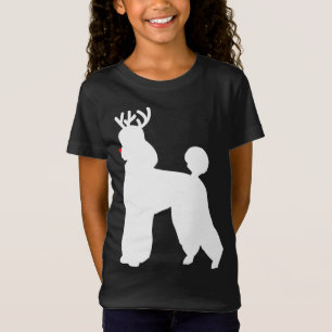T-Shirt Chien de Noël de poule Reindeer