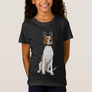 T-Shirt Chien de Noël de Reindeer
