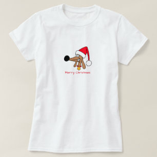 T-shirt Chien de Noël Festif