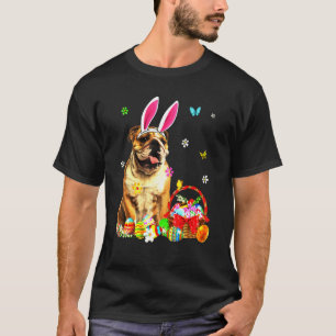 T-shirt Chien de Pâques heureux en anglais