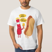 T-shirt "Chien de petite gorgée ? (Devant)