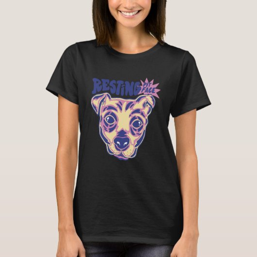 T-shirt Chien de Pitbull (Devant)