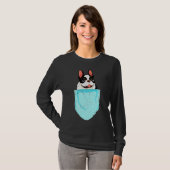 T-shirt Chien de poche français (Devant entier)