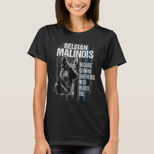 T-shirt Chien de police Malinois