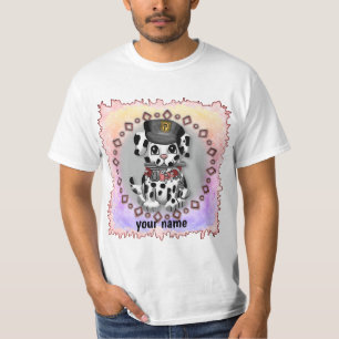 T-shirt Chien de Police Tacheté
