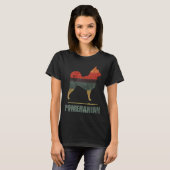 T-shirt Chien de Poméranie (Devant entier)