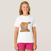 T-shirt Chien de professionnel drôle Chat endormi (Devant entier)
