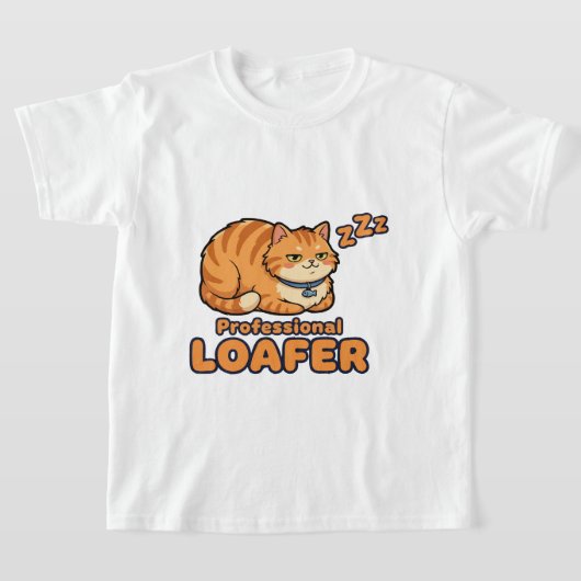 T-shirt Chien de professionnel drôle Chat endormi (Poser)