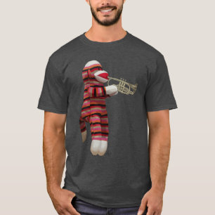 T-shirt Chien de queue jouant à la trompette 2