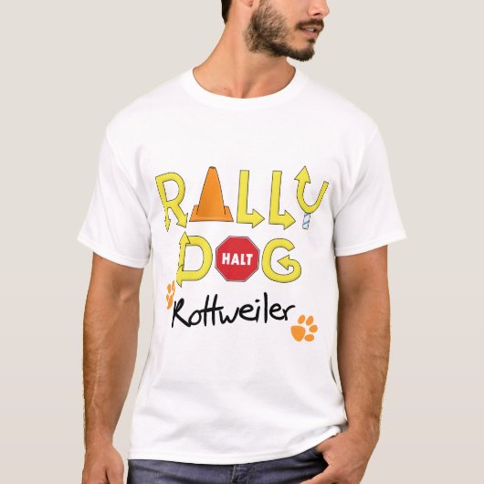 T-shirt Chien de rassemblement de rottweiler (Devant)