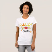 T-shirt Chien de rassemblement de Sheltie (Devant entier)