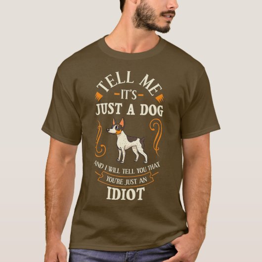 T-shirt Chien de Rat Terrier Chien Chien Chien Chien Chien (Devant)