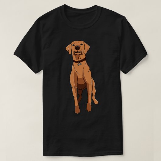 T-shirt Chien de Rhodesian Ridgeback 2 (Design devant)