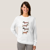 T-shirt Chien de saucisse Dachshund (Devant entier)
