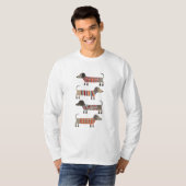 T-shirt Chien de saucisse Dachshund (Devant entier)