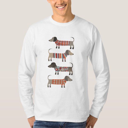 T-shirt Chien de saucisse Dachshund (Devant)