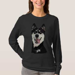 T-shirt Chien de Sibérie Husky Illustration originale