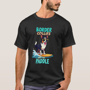 T-shirt Chien de surf cool Border Collie