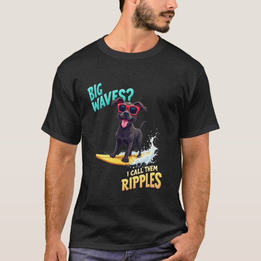 T-shirt Chien de surf Cool Cane Corso (Devant)