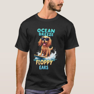 T-shirt Chien de surf Cool Cocker Spaniel
